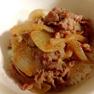 簡単おいしい☆つゆだく牛丼